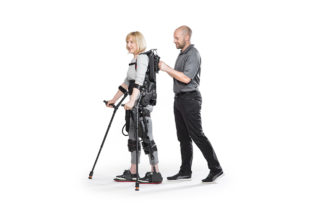 Ecksobionics exoskeleton suit being used in rehabilitation