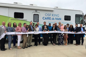 OSF King Care-A-Van ribbon cutting ceremony