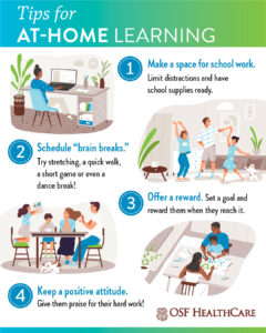 Tips for At-Home Learning [Infographic]