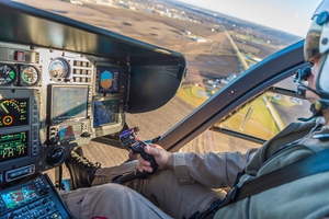 OSFLife Flight pilot in cockpit