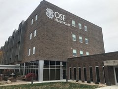 Two year project will replace the bricks and windows outside of OSF HealthCare St. Mary Medical Center