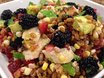 Grilled Chicken and Berry Avocado Salad