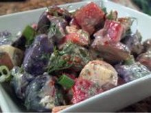 Red, White, and Bleu Potato Salad